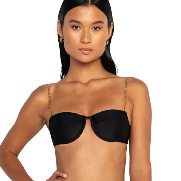 FAE NALU TOP NERO BLACK NWT - Picture 3 of 9